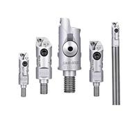 1 pz. Testa for utensile for alesatura fine LBK CBK EWN con dente di bloccaggio, filettatura for foro di alesatura di piccole dimensioni SDJ10 SDJ12. Portautensile for alesatura.(SDJ 10-12 M5)