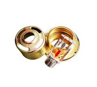 1 pz. Testa sprinkler antincendio nascosta in ottone DN15 Sistema di estinzione antincendio sprinkler pendente Protezione 68°C 93°C(68)