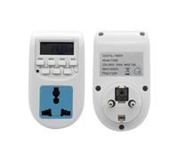 1 pz TG66/TG66E Interruttore orario digitale Presa timer Programmabile settimanale elettronico con display LCD(EU TG66)