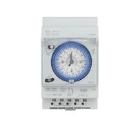 1 pz. Timer meccanico for installazione su pista a relè temporizzato 220 V, interruttore di controllo del tempo industriale 24 ore