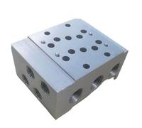 1 PZ tipo SY3140 serie elettrovalvola valvola pneumatica piastra valvola di controllo G 1/8 piastra collettore(2 Position)