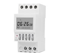 1 pz TM626 2 timer interruttore 220 V due gruppi uscita controllo separato timer programmabile settimanale 7 giorni installazione su guida DIN da 35 mm