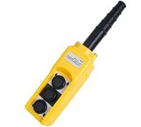 1 pz TNHA1 COBC-61C/62C/63C interruttore di viaggio singola velocità a prova di pioggia gru pulsante di controllo paranco elettrico con arresto di emergenza(Blue)
