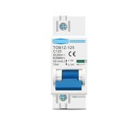 1 Pz TOMZN 1P DC MCB 250 V 80 A 100 A 125 A | Interruttore automatico Sistema FV Curva C Interruttore principale batteria(100A)