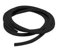 1 PZ TONDINO FISSA ZANZARIERA LINEA C SANGIORGIO GOMMA NERO MT 75