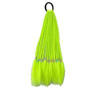1 pz. Trecce sporche, parrucche con lacci colorati, accessori for capelli con coda di cavallo, fasce for capelli, elastici, copricapo da principessa(A9)