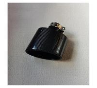 1 Pz Tubo Silenziatore Auto Modificato 150 Mm Grande Diametro Ugello Universale Ovale Fibra Di Carbonio Lucido Nero Tubo Di Scappamento(63MM IN 150MM OUT)