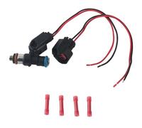 1 pz ugello iniettori carburante + 2 pz connettore kit pigtail compatibile con Polaris Ranger Sportsman RZR ACE570 ACE900 2521068 0 280 158 258