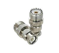 1 pz UHF SO239 PL259 a BNC maschio e femmina connettore adattatore coassiale RF(SO239 to BNC M)