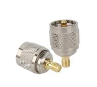 1 pz UHF SO239 PL259 a SMA Spina Maschio e Femmina Jack Adattatore Coassiale RF Connettore Terminali del Cavo In Ottone Dritto(UHF Plug to SMA Jack)
