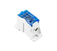 1 pz UKK Din Rail Morsetti di distribuzione 'alimentazione Set for adulti Un ingresso Multiplo Uscita Connettore universale for cavi elettrici(UKK125A)