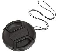 1 pz Universale Centro Pizzico Snap-on Tappo Anteriore 37mm 40.5mm 43mm 46mm 49mm 52mm 58mm 62mm 67mm 72mm 77mm 82mm Per Canon Nikon Sony Pentax Olympus Fuji Camera con String (77mm)