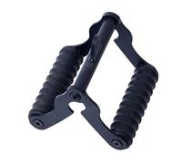 1 pz universale vogatore manubrio bilanciere barra allenamento braccio forza trazione stacco da terra pressione maniglia fitness presa attrezzatura palestra accessori(Black)