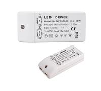 1 Pz. Uscita 12 V CC Driver LED Adattatore trasformatore LED 6 W 12 W 18 W 30 W 50 W Adatto for illuminazione a LED da 220 V a 12 V Adatto for luci a LED(18W)