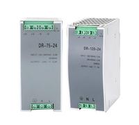 1 pz Uscita Singola DR-75-75 W DR-120-120 W Tipo di Commutazione Su Guida Din Alimentatore Industriale 12 V 15 V 24 V 36 V 48 V(24V,120W)