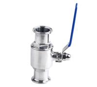 1 pz Valvola a sfera a collegamento rapido di grado sanitario 304 SS - Valvola a morsetto for uso alimentare for l'industria e alimentare(32mmx50.5)