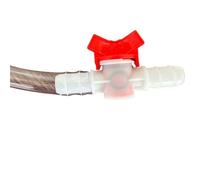 1 Pz. Valvola A Sfera In Plastica Bidirezionale Con Attacco For Tubo In PVC Da 4 Mm, 6 Mm, 8 Mm, 10 Mm, 12 Mm, 16 Mm, 20 Mm, 25 Mm, Connettore For Irrigazione Da Giardino E Acquario.(16-10mm)