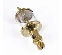 1 pz. Valvola a spillo placcata in rame for alimentatore di gocce for olio for macchine utensili - Filettatura maschio BSP, diametro tubo 20 mm(3/8" 200ml)