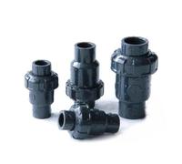 1 Pz valvola di ritegno in PVC 50MM valvola di ritegno con patta in plastica interna DN25 DN32 DN40 DN50 valvola verticale orizzontale(3/4")