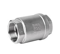 1 PZ Valvola di ritegno Verticale in Acciaio Inossidabile 304 H12 Pompa dell'Acqua 1/4 3/8 1/2 1 Pollice Tubo dell'Acqua Valvola unidirezionale DN8 10 15 20 32 50 65 (Size : 1")