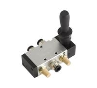 1 pz valvola manuale pneumatica 4H410-15 valvola di inversione di controllo cilindro interruttore valvola a piastra manuale a 2 posizioni e 5 vie(With-8mm-Fitting)