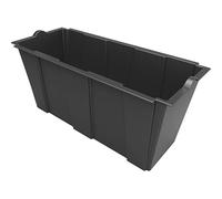 1 PZ VASO FIORIERA SEPARE BAMA PP NERO CM 79X35 H.CM 37