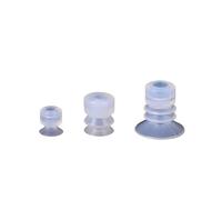 1 pz Ventosa pneumatica for vuoto 5 fori di montaggio Ugello Macchina for stampaggio a iniezione Manipolatore Accessori Hardware Aspirazione in silicone(15mm,Two-layer)