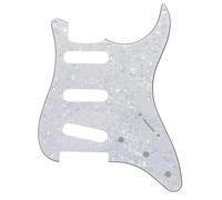 1 Pz Vintage 8 Fori Per Battipenna Per Chitarra Elettrica ST Battipenna SSS Piastra Antigraffio Con Viti Accessori Per Parti Di Chitarra Piastra protettiva battipenna per chitarra elettri(White 4)