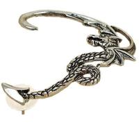 1 Pz Vintage Fly Draghi Cartilagine Orecchini Clip Dell'orecchio Sinistra del Polsino Dell'orecchio Piercing Orecchino Orecchie Forate Regalo dei Monili per Le Donne Ragazze Argento Attractive Design