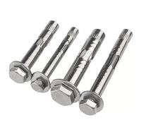 1 Pz Vite ad Espansione Interna Esagonale Esterna In Acciaio Inox 304 M6 M8 M10 M12 Manicotto di Ancoraggio for Cemento Built-inTension Bullone Esagonale(120mm,M6)