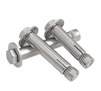 1 pz, viti autofilettanti, ad espansione in acciaio inossidabile con bulloni esagonali Elementi di fissaggio for collegamento staffa Viti a parete for aria condizionata(M12X60)