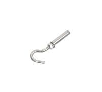 1 pz Viti di espansione Ganci M6 M8 M10 M12 304 Acciaio inossidabile for appendere il ventilatore da soffitto a cestello(Open hook,M6)