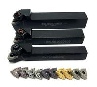 1 pz WWLNR1616H08 WWLNR2020K08 WWLNR2525M08 Portautensili for tornitura esterna for 10 pezzi inserti in metallo duro WNMG080404 WNMG080408 Inserto for tornitura(WWLNR1616H08,No insert)