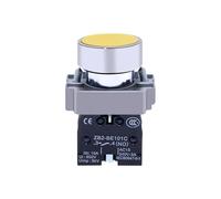1 pz XB2BA31C BA11 / 21/51/61 NO Giallo Bianco Verde Nero Blu BA42 Rosso Segnale Interruttore a pulsante a filo momentaneo(XB2BA51C 1NO)