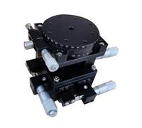 1 pz XYZR LT60 60x60mm V-Type 4 Axis Manuale Piattaforma di rifinitura lineare for posizionamento di precisione e apparecchiature di collaudo