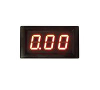 1 pz YB28C LED Misuratore di corrente digitale 0-5A 10A 20A 50A 100A Amperometro con sensore Hall CT Misuratore di amperometro Pannello tester(Red,DC20A)