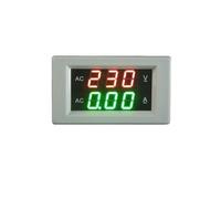 1 pz YB4835VA LED voltmetro digitale amperometro AC 60-300V 130-500V misuratore di tensione e corrente AC 10A 50A 100A 200A 500A CT volt amperometro tester(White Cover,100A(OPEN-CLOSED)_AC130-500V)