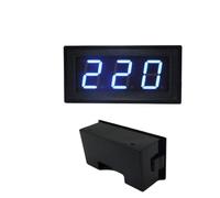 1 pz YB5130 Voltmetro CA 30-500 V Misuratore di tensione 0,56'' 0,8 pollici LED Monitor di tensione digitale 110 V 220 V 380 V Voltmetro Misuratore di pannello(0.8 Blue(Full Black))