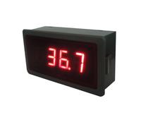 1 pz YB5140TM LED termometro digitale auto misuratore temperatura sonda tester Cu100 BA1 G53 RNET PT100 JK tipo termocoppia sensore(Red,CU50_POWER SUPPLY 12V)