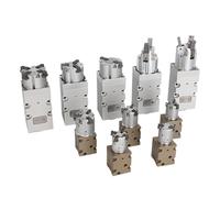 1 pz YCMRS3-32D PCMRS2-25D macchina di rifornimento tappo a vite tre/due artiglio tappo a vite cilindro, rotazione infinita di 360 gradi dito aria artiglio(Grass green)