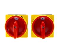 1 pz YMD11 3P 4P 690V 25/32/40/63/80/100A Interruttore sezionatore Lucchetto Selettore di disconnessione con pannello di controllo di alimentazione ON-OFF(4P,25A)