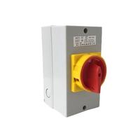 1 pz YMD11-63D Interruttore di disconnessione ON-OFF a due posizioni 63A 3P Lucchetto Camma Commutatore con involucro IP65(Black Base 3P)