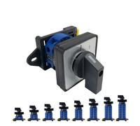 1 pz YMW26 LW26-25A Interruttore a camme rotante LW28 montato su guida DIN 690 V Selettore Contatto in argento Controllo motore Off-ON(3P-12 Terminals)