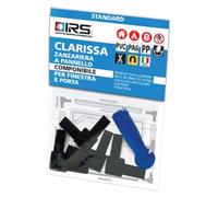 1 PZ ZANZARIERA IRS CLARISSA BL 4 ANGOLI + ROTELLA Nextradeitalia