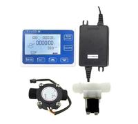 1 pz ZJ-FLY-M Kit misuratore di portata dosatore automatico YF-S201 Modulo di azzeramento della valvola solenoide G1/2 Sensore del di riempimento di liquidi in nylon