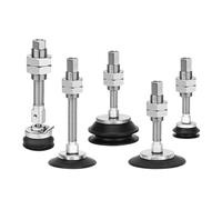 1 pz ZP3E-T32/40/50UMN/BMN Ventosa for vuoto rotonda pneumatica industriale NBR nera for impieghi gravosi(ZP3E-T32UMNJB30)
