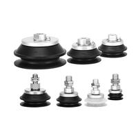 1 pz ZP3E-T32BMS ZP3E-T40BMS ZP3E-T50BMS Ventosa a vuoto in silicone bianco resistente in gomma nitrile butadiene nera(ZP3E-T32BM-B08)