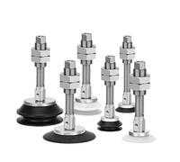 1 pz ZP3E-Y63/80/100/125BMNJB10/30/50 Set di ventose for vuoto NBR nere for impieghi gravosi for robot industriali filettate(ZP3E-Y80BMNJB50)