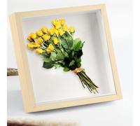 1 PzCornice 3D Profonda, Cornice 20 x 20 cm Portafoto 3D Cornici per Foto, Cornice Profonda da Riempire 4,5 cm, per Fiori Oggetti Bouquet da Sposa Scatola delle Ombre Fai Da Te Arte