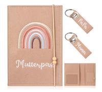 1 PzCustodia per Libretto Maternità in Feltro, Copertura Protettiva per Pass Maternità, Custodia per Libretto di Vaccinazione Internazionale, Custodia Passaporto Vaccinale per Immagine Certificato